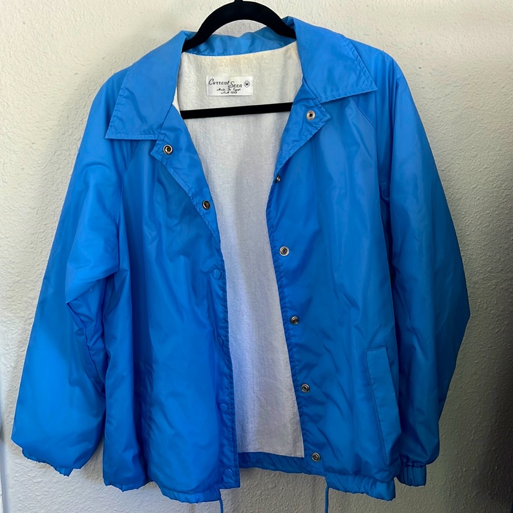 Light Blue Vintage Windbreaker